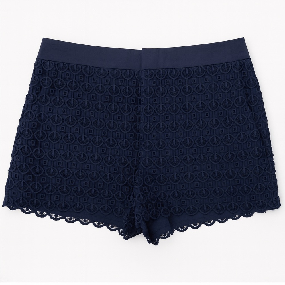 Club‎ Monaco Navy Lace Shorts